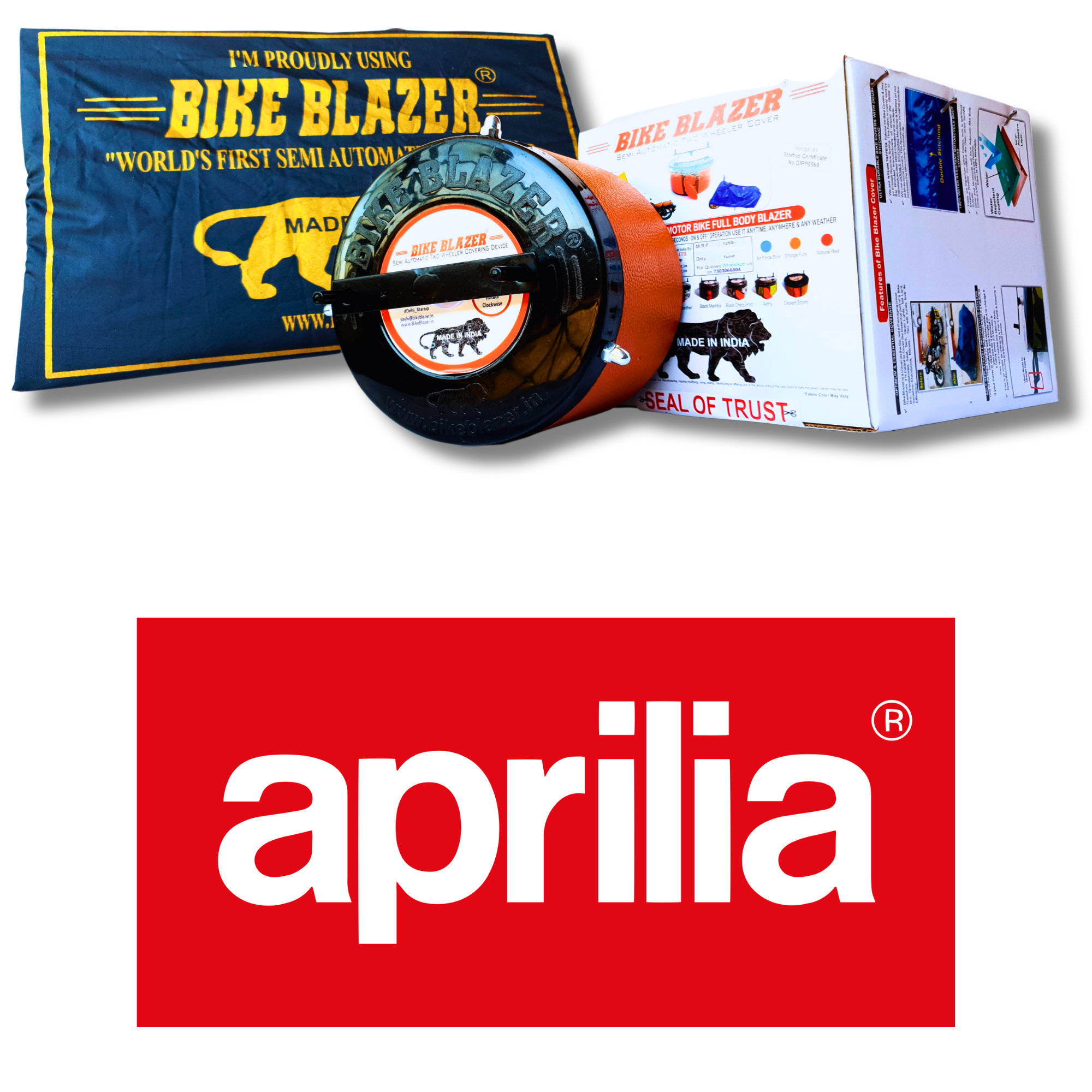 APRILIA bikeblazer website brand image waterproof dustproof rain water resistant outdoor heavy duty full body motorcycle covers