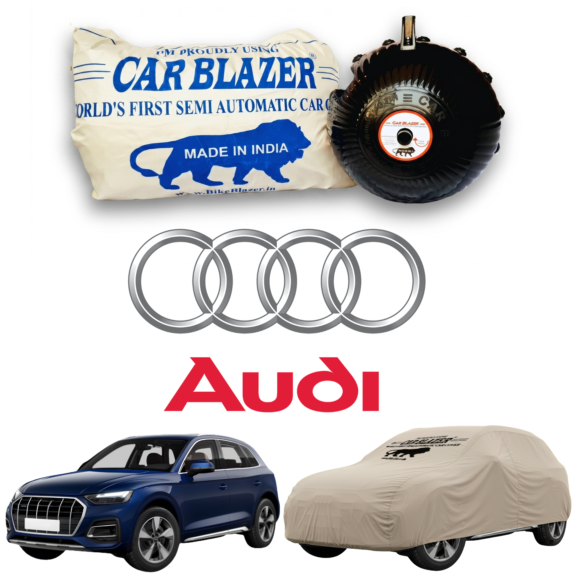 AUDI cars Portable Car body covers waterproof sun heat proof HEAVY duty rain water scratchproof full body car covers for premium cars