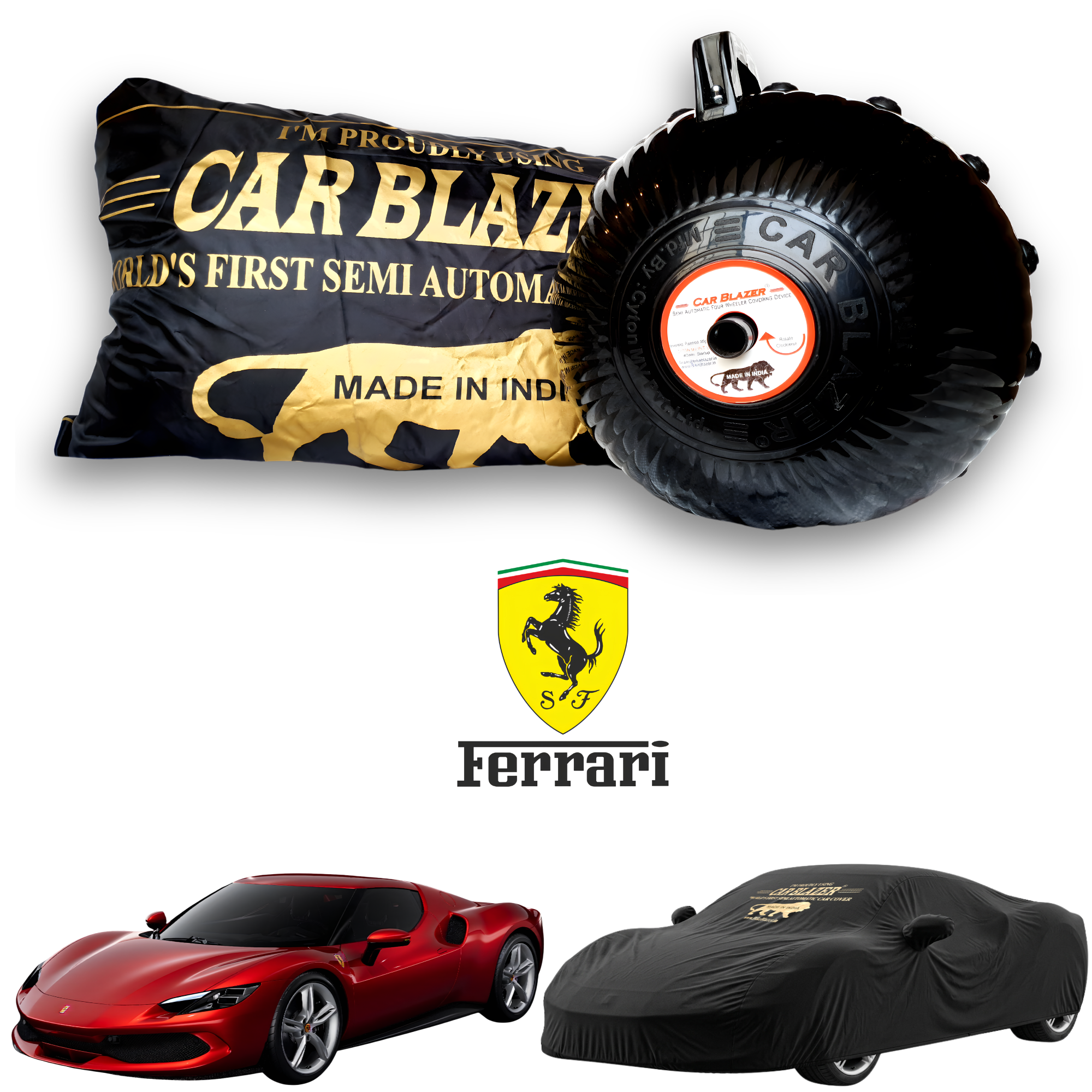 FERRARI cars Car body covers waterproof sun heat proof HEAVY duty full body car covers for premium cars