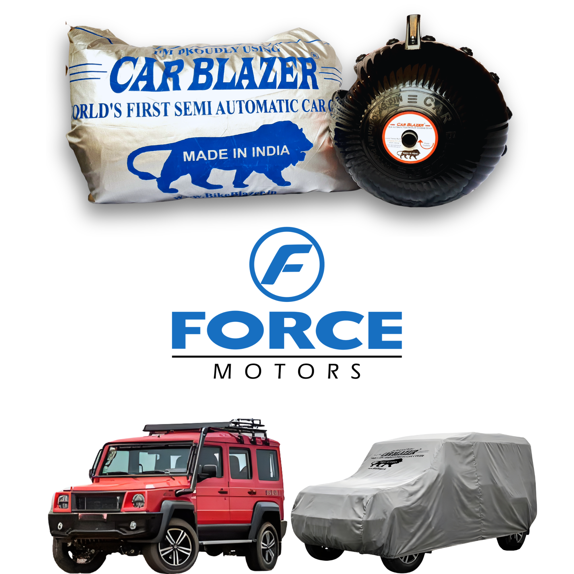 FORCE cars Portable Car body covers waterproof sun heat proof HEAVY duty rain water scratchproof full body car covers