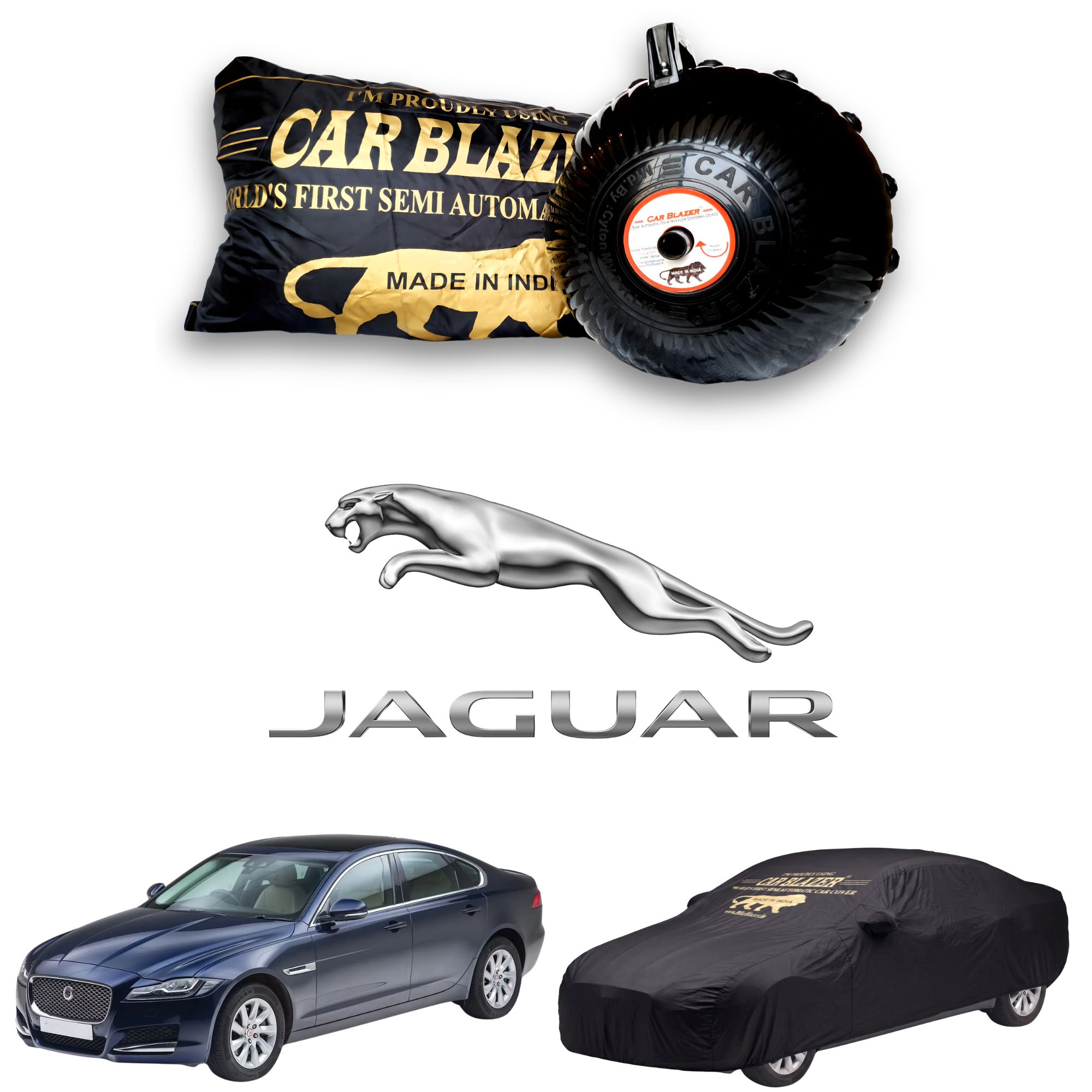 JAGUAR cars Portable Car body covers waterproof sun heat proof HEAVY duty rain water scratchproof full body car covers