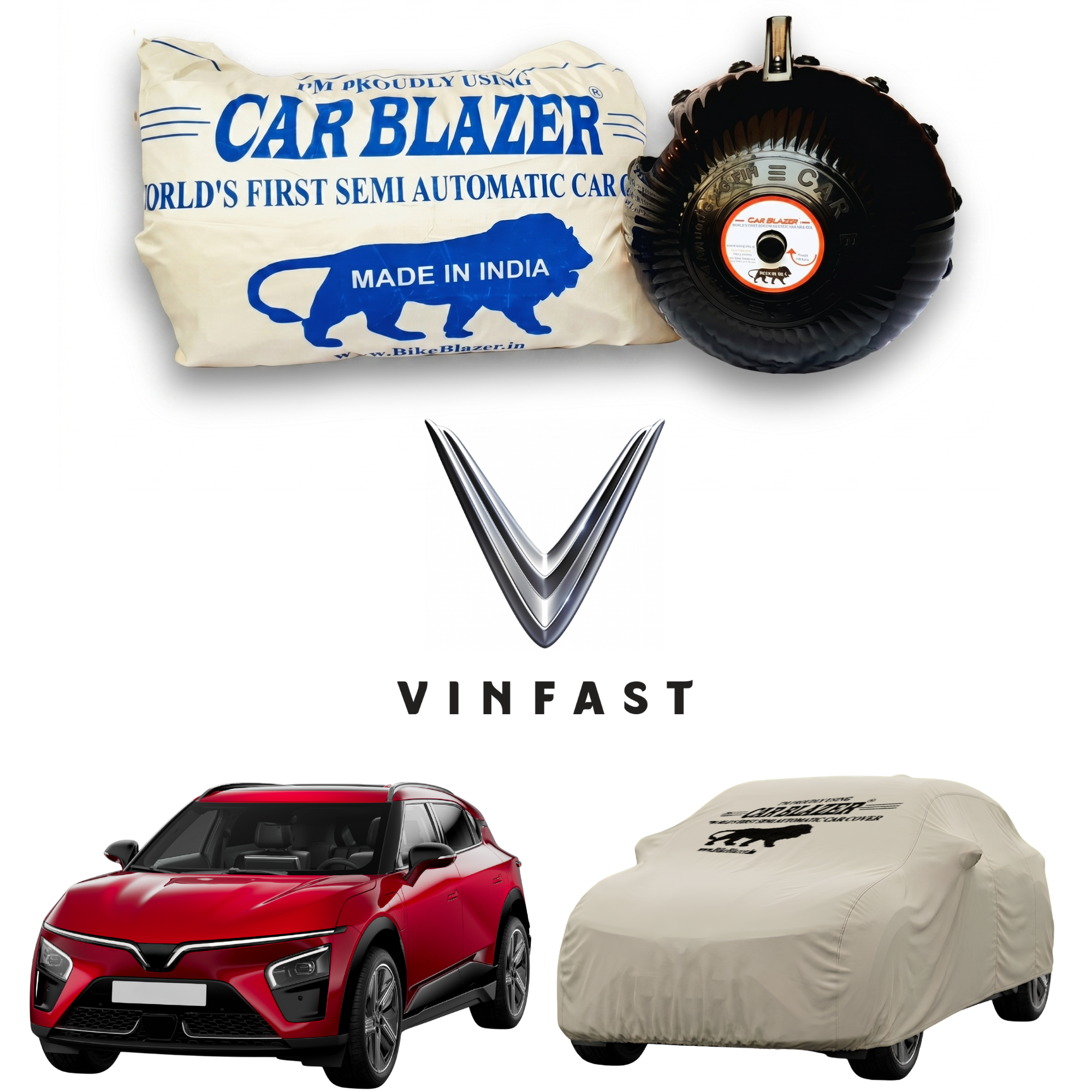 VINFAST cars Portable Car body covers waterproof sun heat proof HEAVY duty rain water scratchproof full body car covers for premium cars
