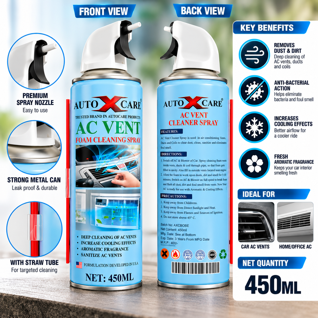 BIKEBLAZER: Auto X Care AC Vent Cleaner Spray