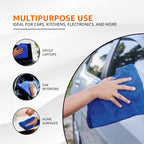 Bikeblazer microfiber cleaning cloth soft absorbent for car bike home pack of 4