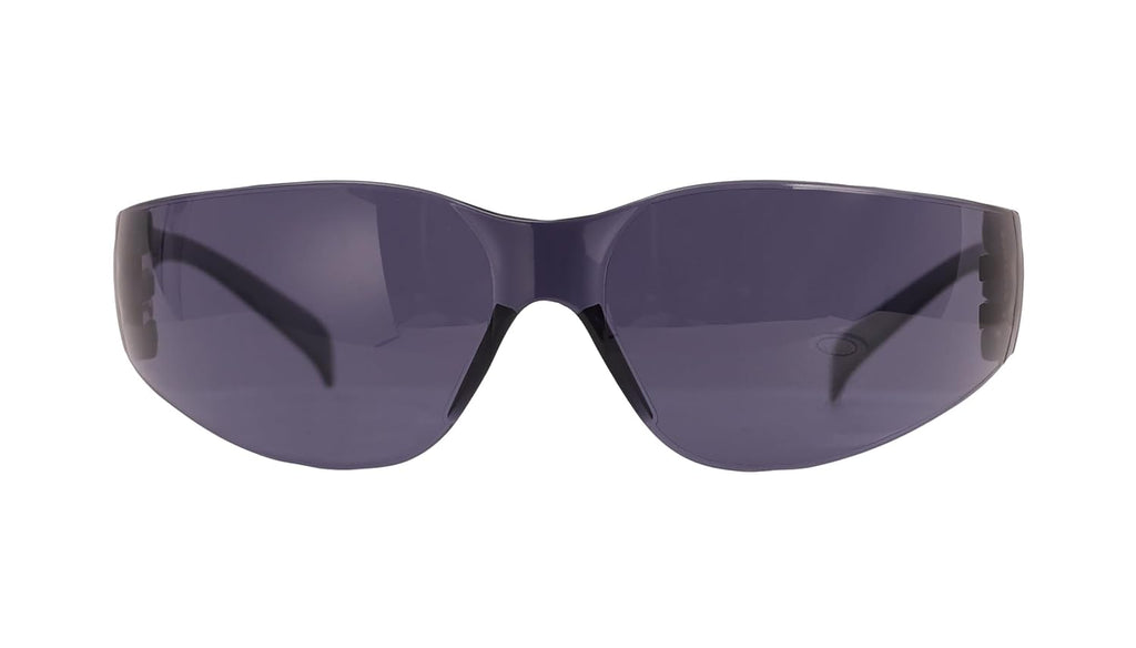 Bikeblazer safety goggles with smoked lens anti-scratch multipurpose eye protection for riding dust construction
