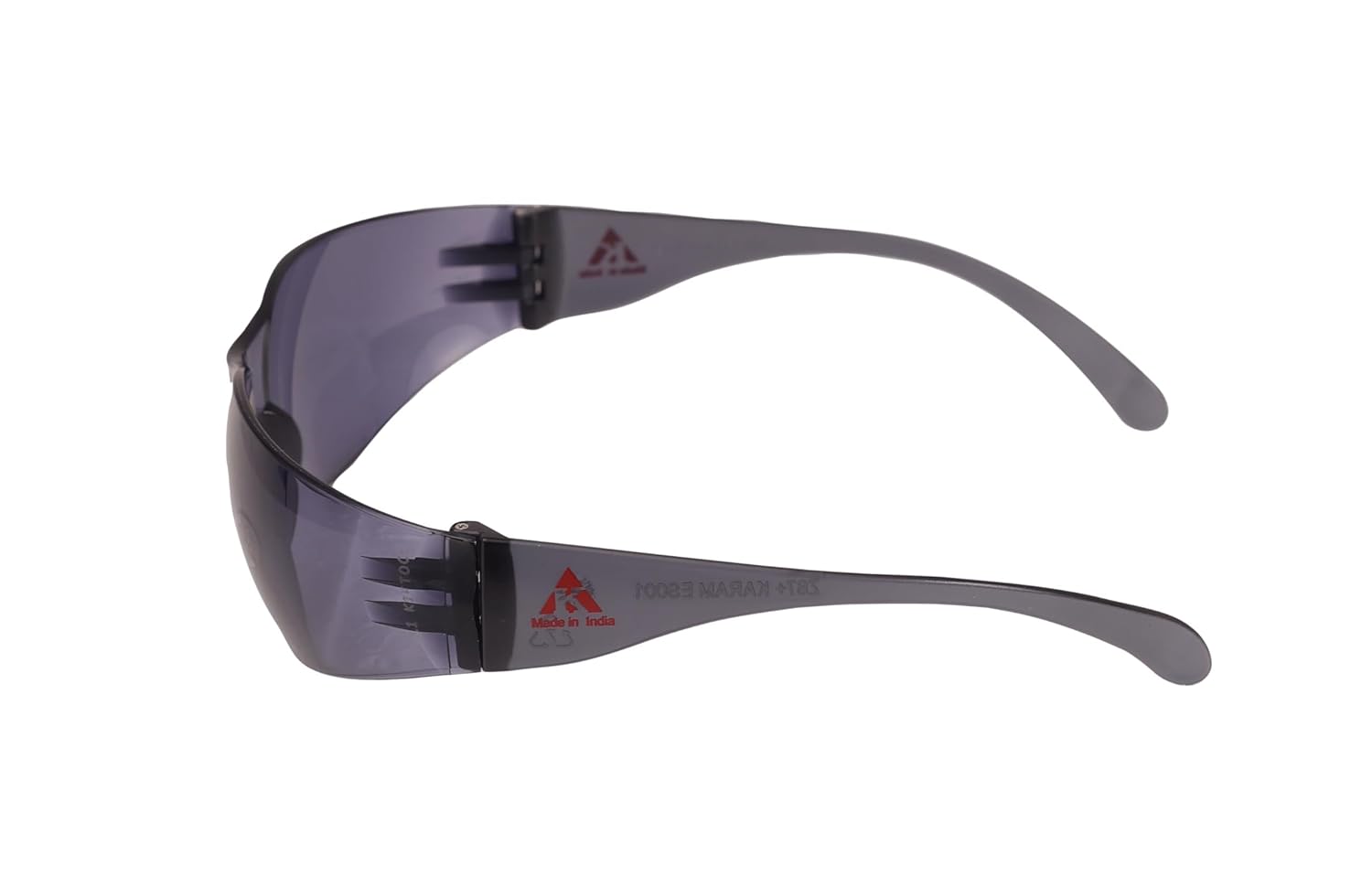 Bikeblazer safety goggles with smoked lens anti-scratch multipurpose eye protection for riding dust construction