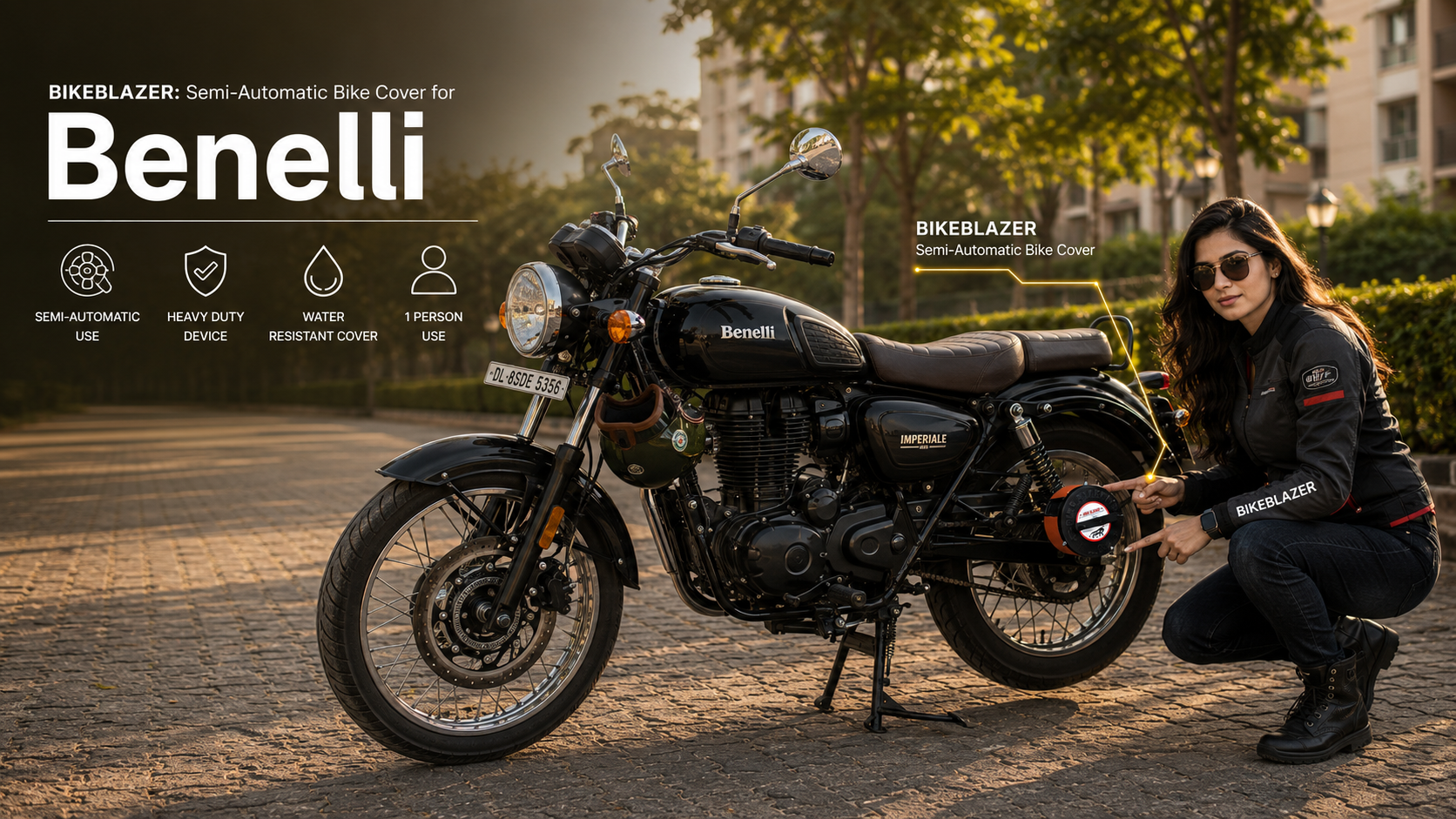 Benelli MOTORCYCLES BANNER website waterproof bike body covers for Benelli outdoor dustproof heavy duty bike body