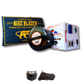 BikeBlazer full body waterproof motorcycle cover with semi automatic deployment for daily outdoor protection BMK