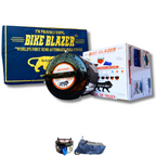 BikeBlazer semi automatic portable bike cover system with full body waterproof motorcycle protection BPN