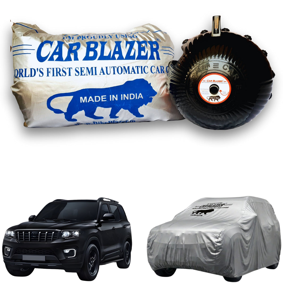 Car Body Cover Waterproof Heat Sun Dust Resistant Scratch Rain Resistant Mahindra Scorpio N - Silver.jpg