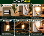 Portable Emergency LED Light with Rope Handle for Home & Car