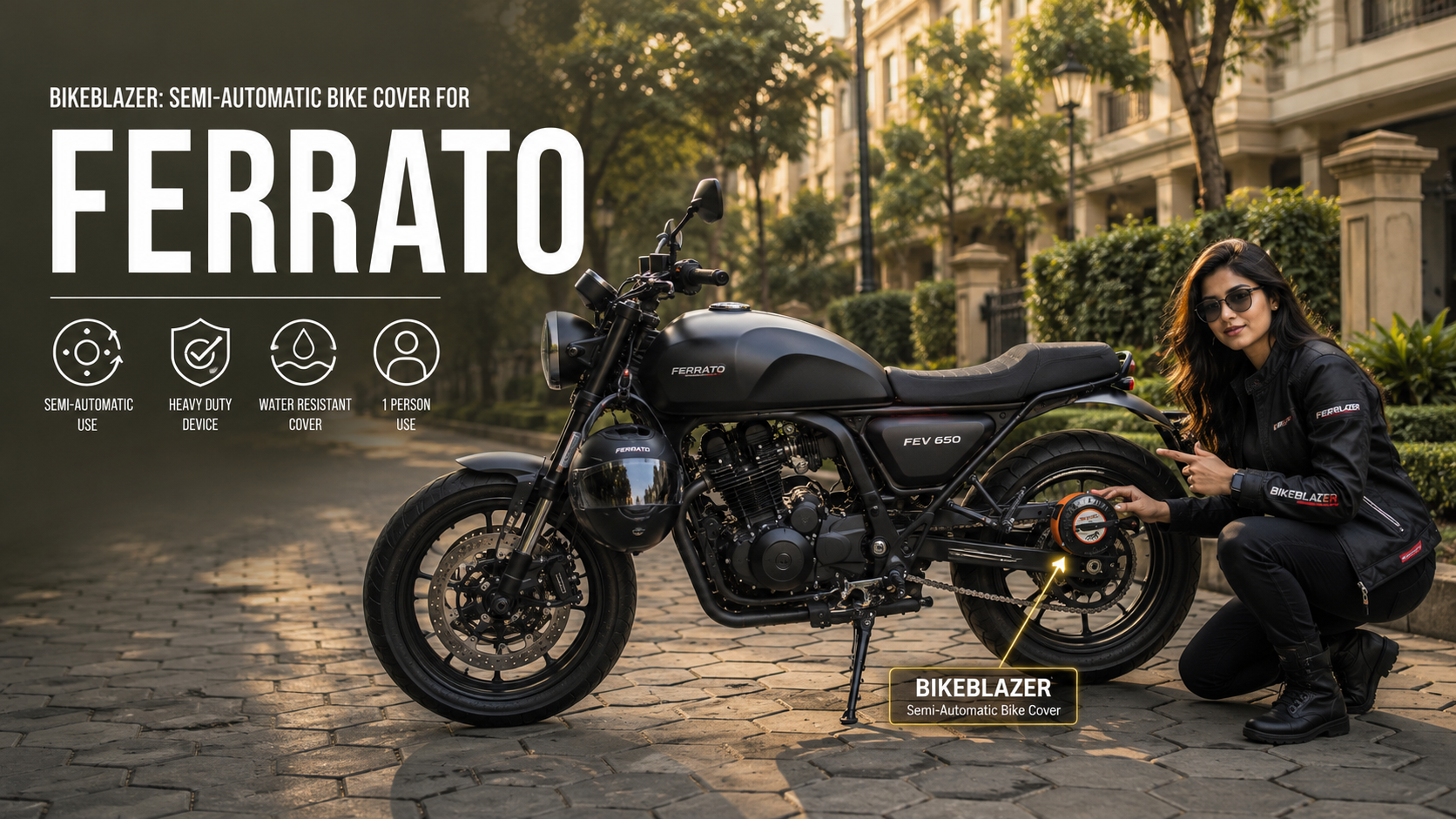 FERRATO Motorcycles banner website waterproof bike body cover for FERRATO motorcycles dustproof heavy duty rain water resistant