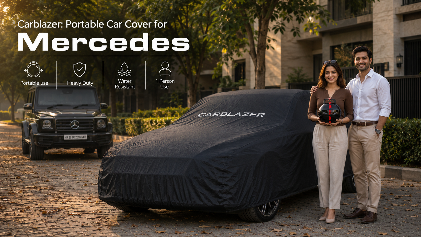 MERCEDES car cover banner for website waterproof heavy tear resistant dust proof outdoor sun heat reflective car body covers for MERCEDES