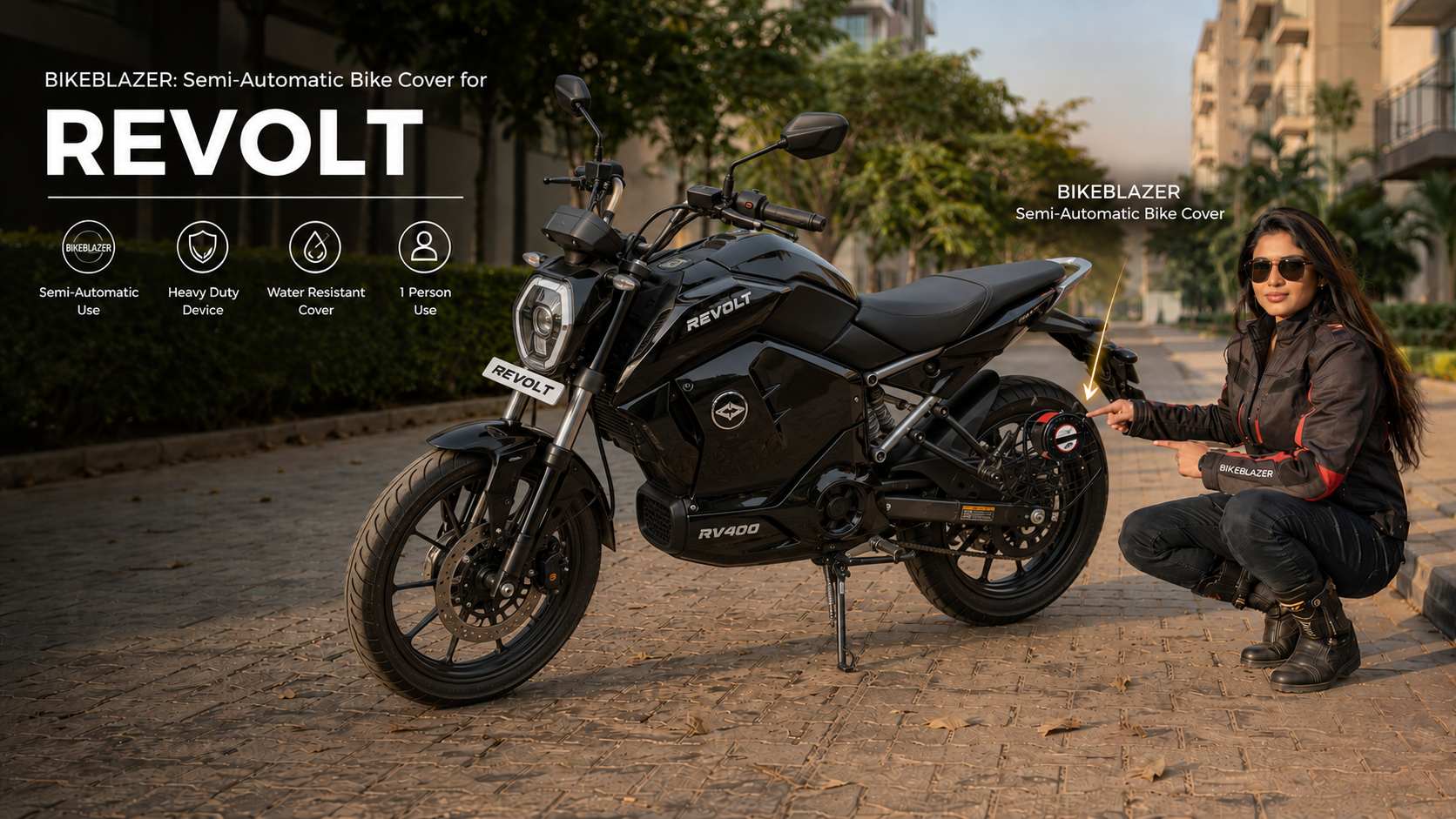 REVOLT Motorcycles banner website waterproof bike body cover for REVOLT motorcycles dustproof heavy duty rain water resistant