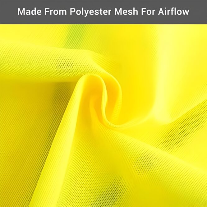 Reflective safety jacket high visibility for construction traffic airport