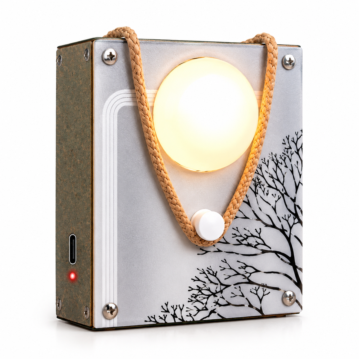 Portable Emergency LED Light with Rope Handle for Home & Car