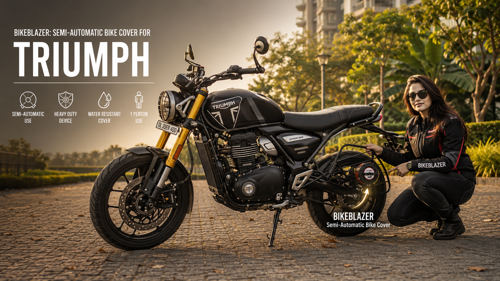 TRIUMPH Motorcycles banner website waterproof bike body cover for TRIUMPH motorcycles dustproof heavy duty rain water resistant