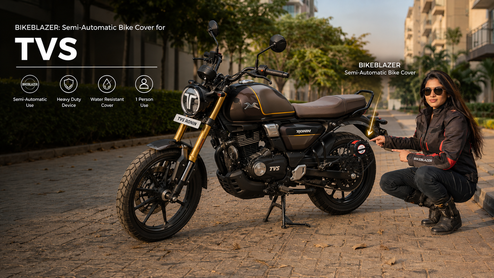 TVS MOTORCYCLES BANNER website waterproof bike body covers for bajaj pulsar platina outdoor dustproof heavy duty bike body cover