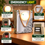 Portable Emergency LED Light with Rope Handle for Home & Car