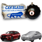 CarBlazer semi automatic waterproof car cover engineered for luxury SUV rays of Suns with complete protection against rain, dust and harmful UV rays of Sun exposure Soft Scratproof, water, Dust & Wind resistant car coverfor BMW X4 all car models.
