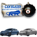 CarBlazer portable semi automatic car cover system delivering quick full body protection for luxury sedans with waterproof and tear resistant fabric Soft Scratproof, water, Dust & Wind resistant car cover for BYD Seal all car models.