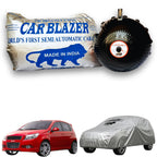 CarBlazer semi automatic car cover engineered for premium hatchbacks with complete protection against rain, dust and harmful  Sun exposure water, Dust & Wind resistant car cover for Chevrolet Aveo U VA all car models.