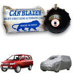 CarBlazer semi automatic waterproof car cover engineered for family MPVs with complete protection against rain, dust and harmful UV exposure  Soft Scratproof, water, Dust & Wind resistant car coverfor Chevrolet Tavera all car models.
