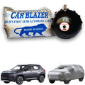 CarBlazer semi automatic portable car cover providing dependable full body protection for mid-size SUV rays of Suns during long term outdoor parking and vehicle storage for Honda Elevate all car models.