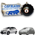 CarBlazer portable car cover designed for premium hatchbacks used for everyday commuting with waterproof and dust proof protection, water, Dust & Wind resistant car cover for Honda Jazz all car models.