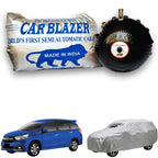 CarBlazer waterproof portable car cover providing complete all weather protection for family MPVs with durable tear resistant construction Soft Scratproof, water, Dust & Wind resistant car coverfor Honda Mobilio all car models.