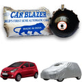 CarBlazer portable waterproof full body car cover protecting compact hatchbacks from rain, dust, sunlight and changing outdoor weather conditions and 100% Rain Water Resistant for Hyundai Eon all car models.