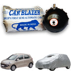 CarBlazer portable full body car cover providing reliable protection for compact hatchbacks during daily outdoor and roadside parking 100% waterproof & Dustproof fabricfor Hyundai Santro all car models.