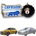CarBlazer portable waterproof full body car cover protecting luxury sedans from changing weather during daily driving and long distance journeys Soft Scratproof, water, Dust & Wind resistant car cover for Hyundai Sonata all car models.