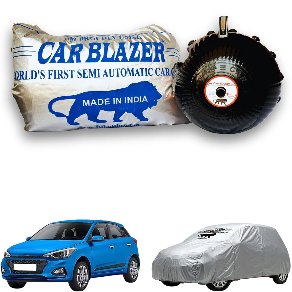CarBlazer portable full body car cover providing dependable protection for compact SUV rays of Suns during daily outdoor, residential and roadside parking water, Dust & Wind resistant car coverfor Renault Duster all modelsfor Hyundai i20 Active all car models.