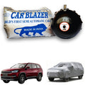 CarBlazer semi automatic portable full body car cover delivering waterproof, dust proof and UV safe protection for full-size SUVs parked outdoors  Soft Scratproof, water, Dust & Wind resistant car coverfor Jeep Meridian all car models.