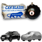 CarBlazer full body portable waterproof car cover designed for compact SUV rays of Suns requiring reliable outdoor storage and everyday vehicle care water, Dust & Wind resistant car coverfor  all car models.for Kia Sonet X Line all car models.