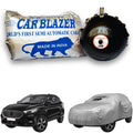 CarBlazer semi automatic portable full body waterproof car cover designed for mid-size SUV rays of Suns with dust proof, UV rays of Sun safe and tear resistant outdoor protection water, Dust & Wind resistant car coverfor MG Astor all car models.