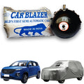 CarBlazer portable semi automatic car cover system delivering quick full body protection for full-size SUVs with waterproof and tear resistant fabric  Soft Scratproof, water, Dust & Wind resistant car coverfor MG Hector Plus 6 Seater all car models.