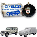 CarBlazer waterproof portable car cover providing complete all weather protection for full-size SUVs with durable tear resistant construction  Soft Scratproof, water, Dust & Wind resistant car coverfor Mahindra Bolero all car models.