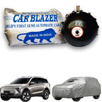 CarBlazer full body waterproof car cover helping protect luxury SUV rays of Suns from dust accumulation, rainwater, bird droppings and prolonged sunlight exposure for Mahindra XEV 9s all car models.