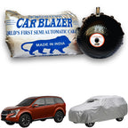 CarBlazer semi automatic portable car cover providing dependable full body protection for full-size SUVs during long term outdoor parking and vehicle storage  Soft Scratproof, water, Dust & Wind resistant car coverfor Mahindra XUV500 all car models.