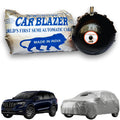 CarBlazer portable semi automatic car cover system delivering quick full body protection for full-size SUVs with waterproof and tear resistant fabric  Soft Scratproof, water, Dust & Wind resistant car coverfor Mahindra XUV700 all car models.