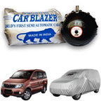 CarBlazer semi automatic waterproof car cover engineered for family MPVs with complete protection against rain, dust and harmful UV exposure  Soft Scratproof, water, Dust & Wind resistant car coverfor Mahindra Xylo all car models.