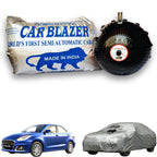 CarBlazer full body waterproof car cover designed for premium hatchbacks requiring dependable outdoor storage and vehicle care, Scratchptoof water, Dust & Wind resistant car cover for Maruti Suzuki New Dzire 2024 all car models.