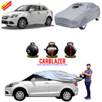CarBlazer full body waterproof car cover designed for premium hatchbacks requiring dependable outdoor storage and vehicle care, Scratchptoof water, Dust & Wind resistant car cover for Maruti Suzuki  Old Swift Dzire all car models.