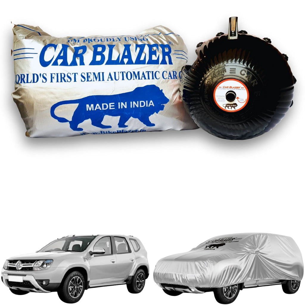 CarBlazer full body portable waterproof car cover designed for mid-size SUV rays of Suns requiring reliable outdoor storage and everyday vehicle care  Soft Scratproof, water, Dust & Wind resistant car coverfor Renault Duster all car models.