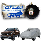 CarBlazer semi automatic waterproof car cover engineered for full-size SUVs with complete protection against rain, dust and harmful UV exposure  Soft Scratproof, water, Dust & Wind resistant car coverfor Tata Hexa all car models.