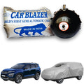 CarBlazer portable waterproof full body car cover protecting full-size SUVs during road trips, outdoor adventures and changing weather conditions  Soft Scratproof, water, Dust & Wind resistant car coverfor Tata Safari all car models.