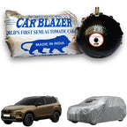CarBlazer portable full body car cover providing dependable protection for mid-size SUV rays of Suns during family travel, outdoor parking and everyday use. Soft Scratproof, water, Dust & Wind resistant car coverfor Tata Sierra New all car models.