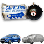 CarBlazer full body waterproof car cover helping protect family MPVs from dust accumulation, rainwater, bird droppings and prolonged sunlight exposure  Soft Scratproof, water, Dust & Wind resistant car coverfor Toyota Rumion all car models.